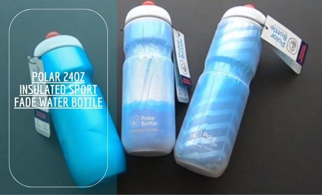 polar 24oz insulated sport fade water bottle